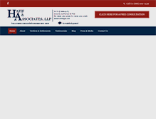 Tablet Screenshot of hafiflegal.com